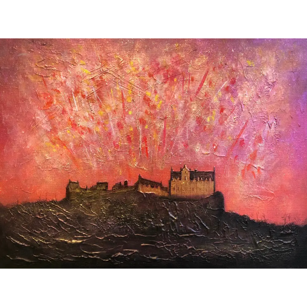 Edinburgh Castle Fireworks Art Prints
