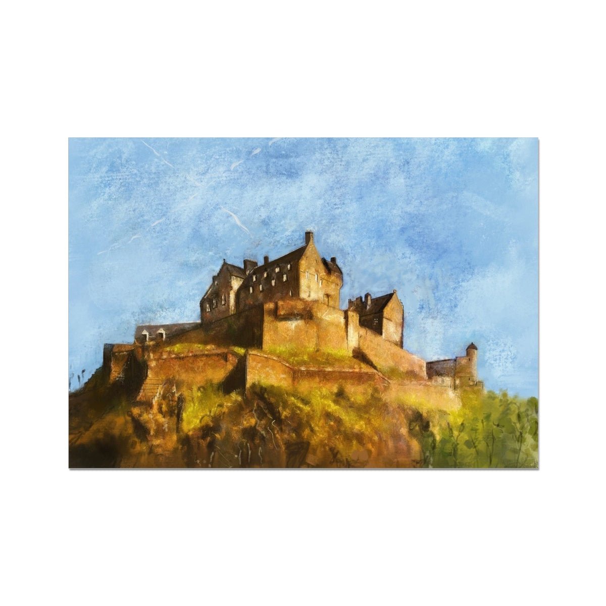 Edinburgh Castle Painting | Fine Art Prints From Scotland