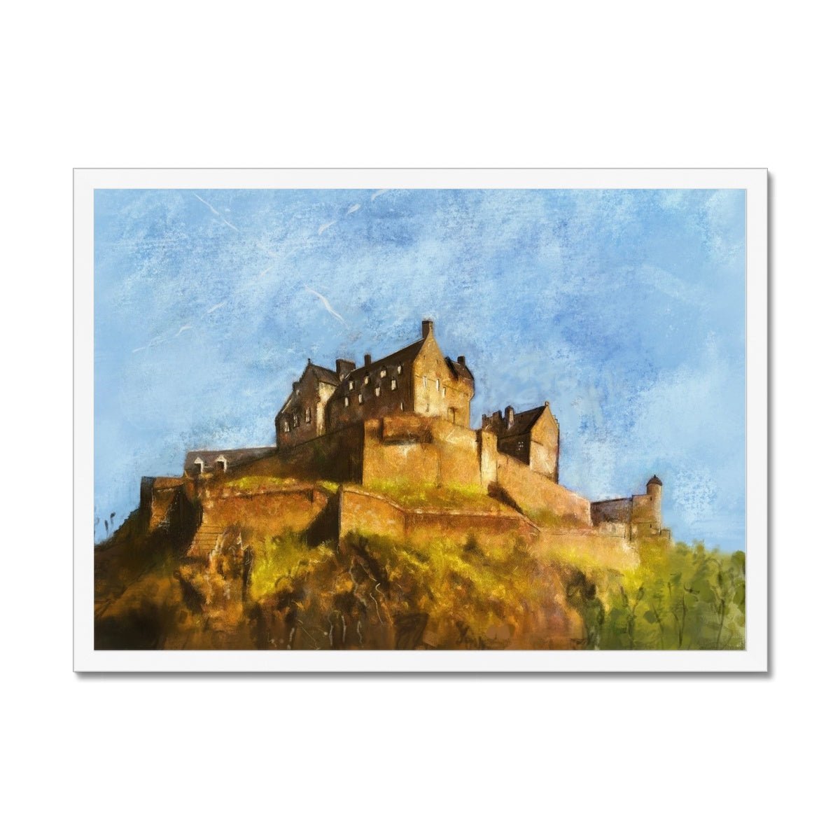 Edinburgh Castle Painting | Framed Prints From Scotland