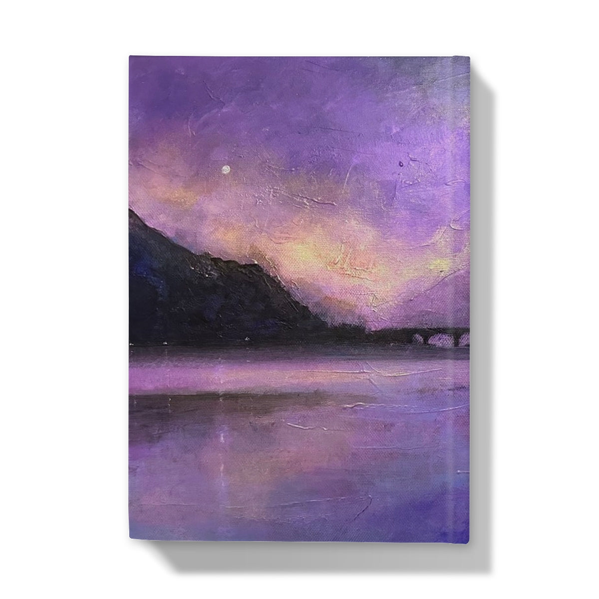 Eilean Donan Castle Moonset Art Gifts Hardback Journal