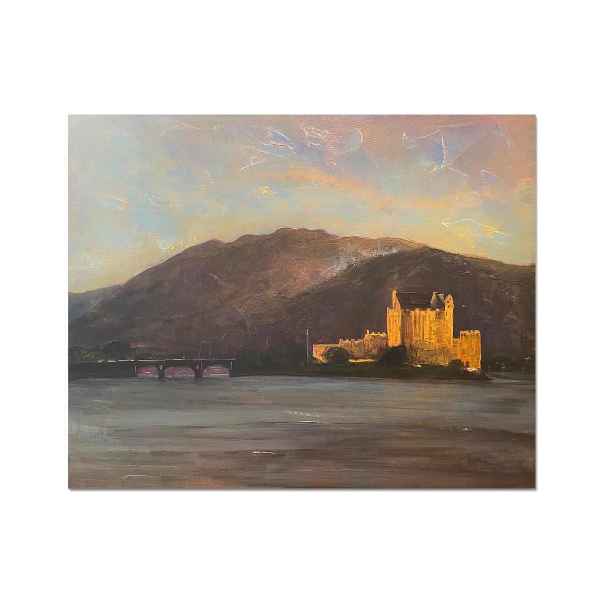 Eilean Donan Castle Painting | Artist Proof Collector Prints From Scotland