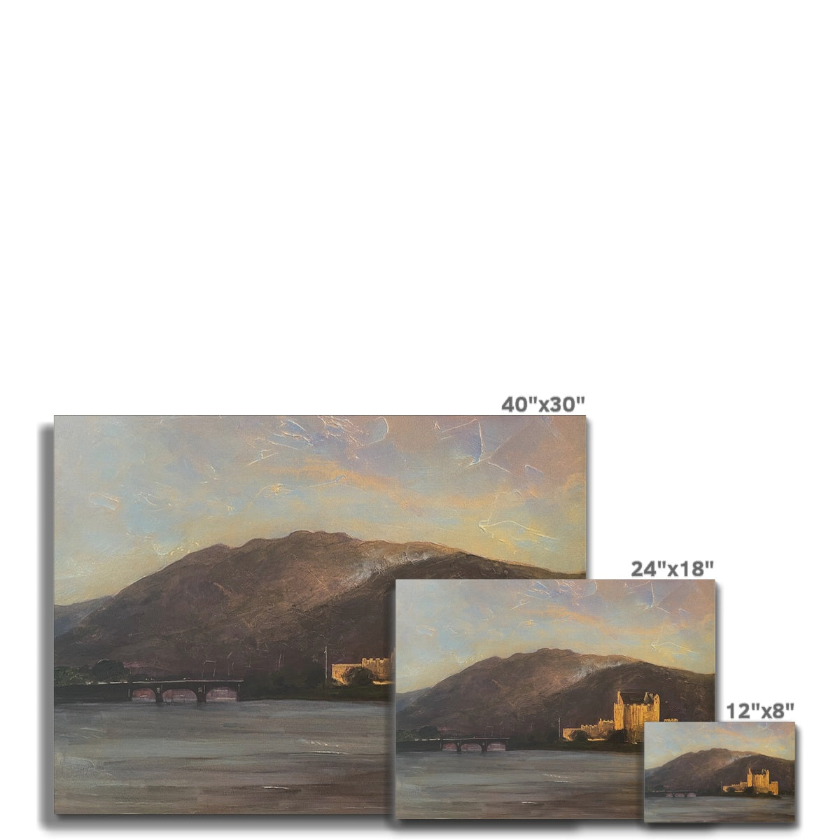 Eilean Donan Castle Painting | Canvas From Scotland