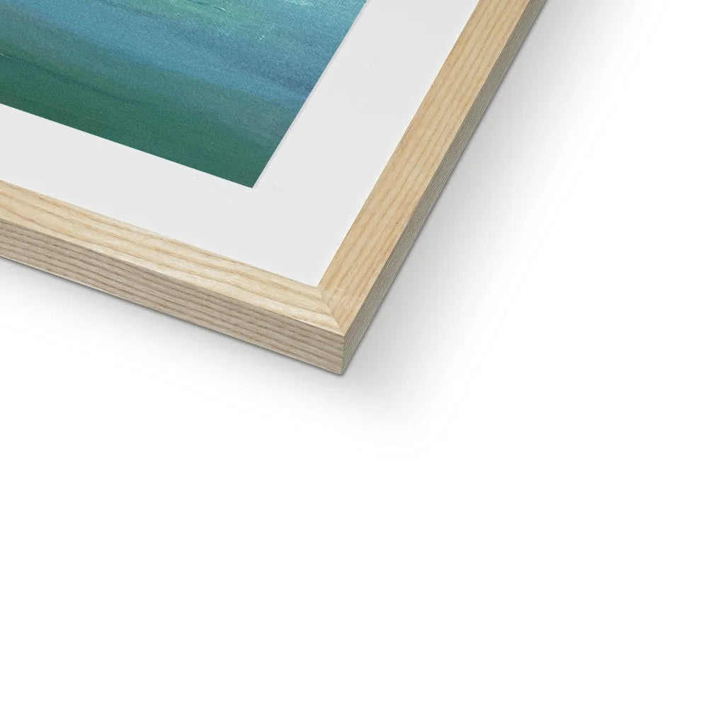 An Emerald Loch Lomond Framed & Mounted Print - Lochs Mountains Art Gallery Scotland Worldwide Shipping Scottish and Paintings Prints