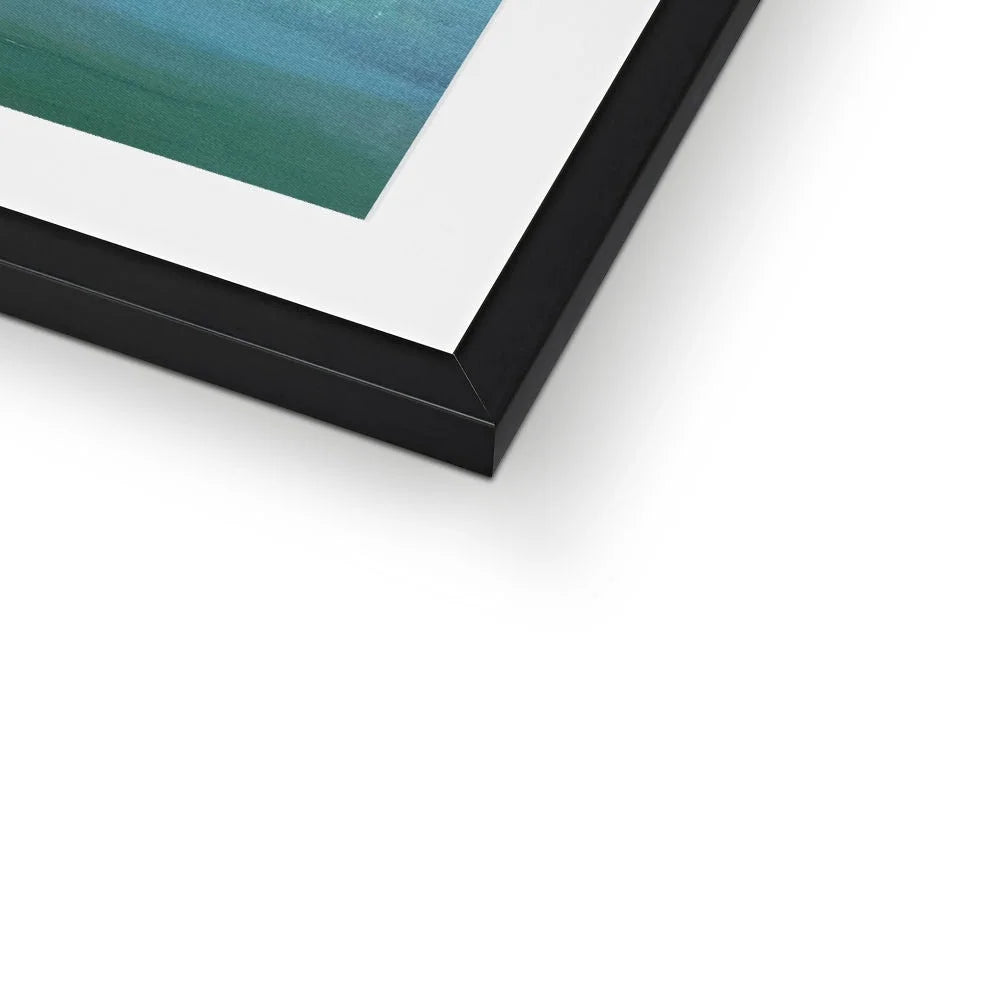 An Emerald Loch Lomond Framed & Mounted Print - Lochs Mountains Art Gallery Scotland Worldwide Shipping Scottish and Paintings Prints
