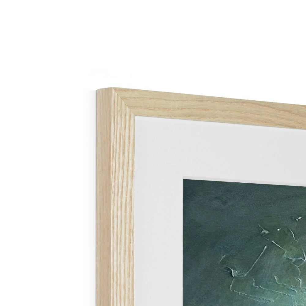 An Emerald Loch Lomond Framed & Mounted Print - Lochs Mountains Art Gallery Scotland Worldwide Shipping Scottish and Paintings Prints