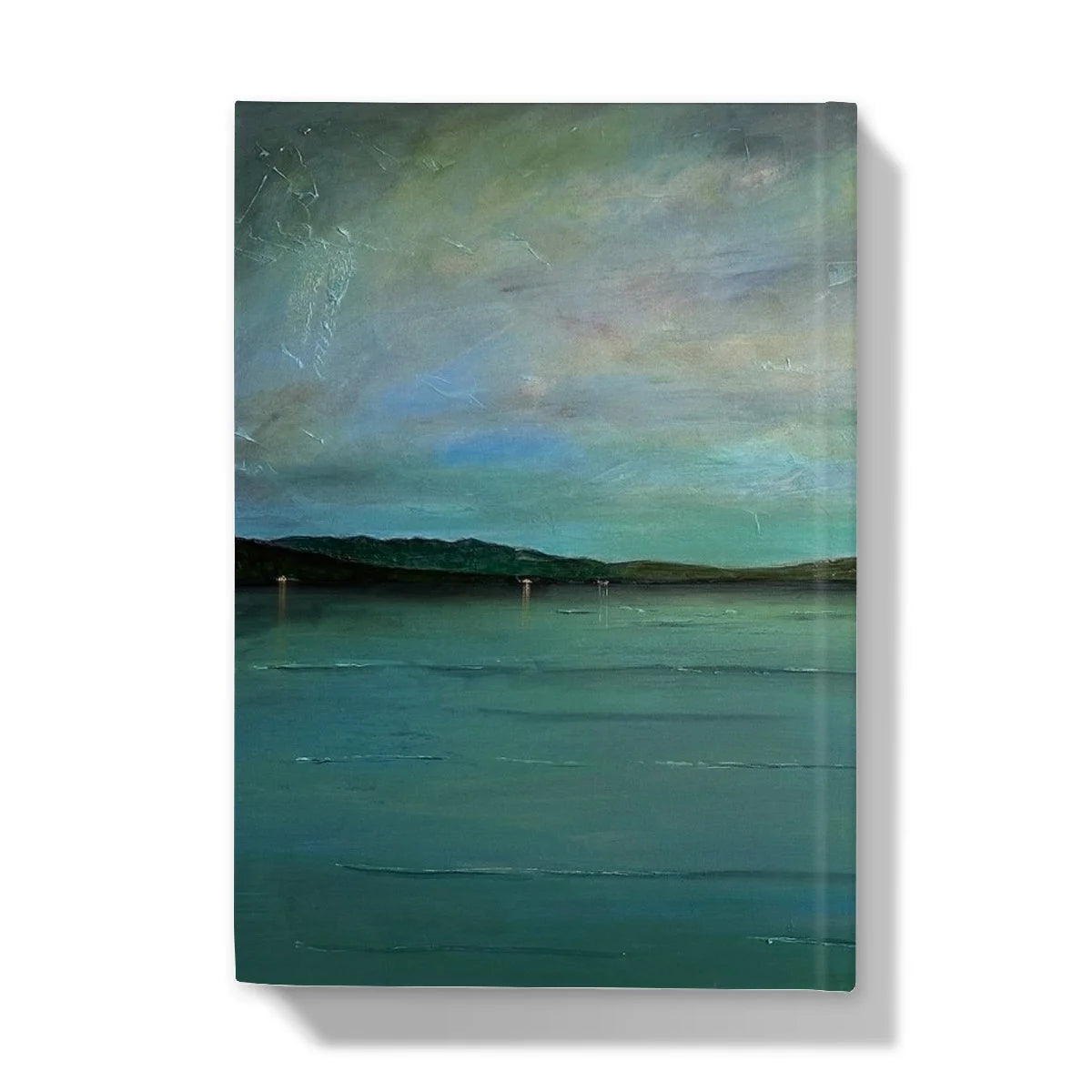 An Emerald Loch Lomond Hardback Journal - Lochs & Mountains Art Gallery Scotland Worldwide Shipping Scottish and Paintings Prints by Artist