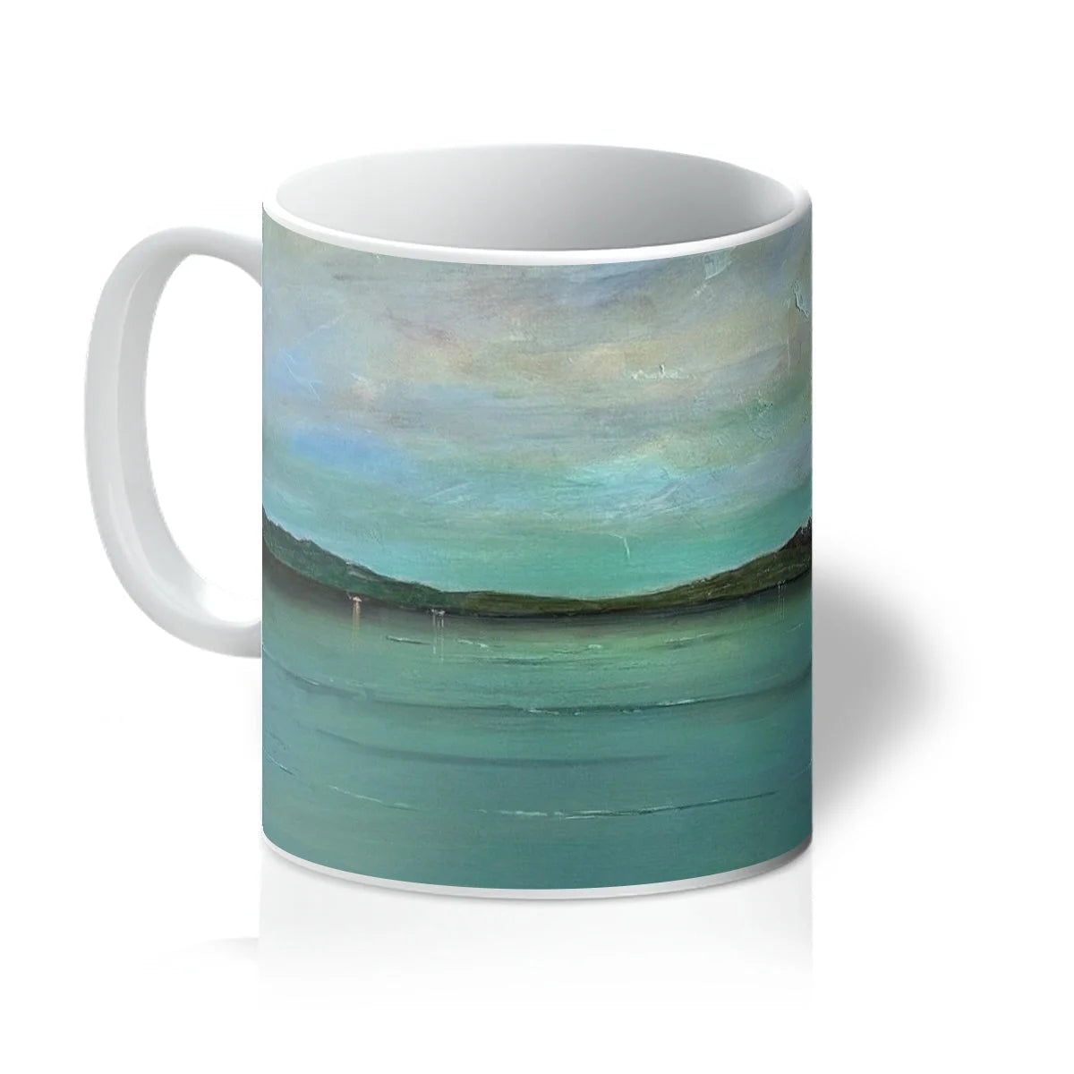 An Emerald Loch Lomond Mug - Lochs & Mountains Art Gallery Scotland Worldwide Shipping Scottish and Paintings Prints by Artist Hunter