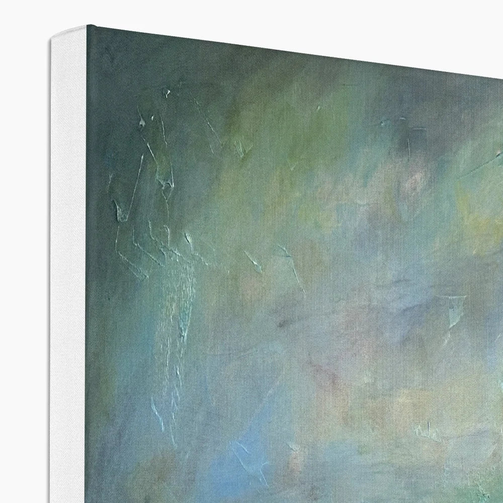 An Emerald Loch Lomond Original Landscape Painting on Canvas - Lochs & Mountains Art Gallery Scotland Worldwide Shipping Scottish