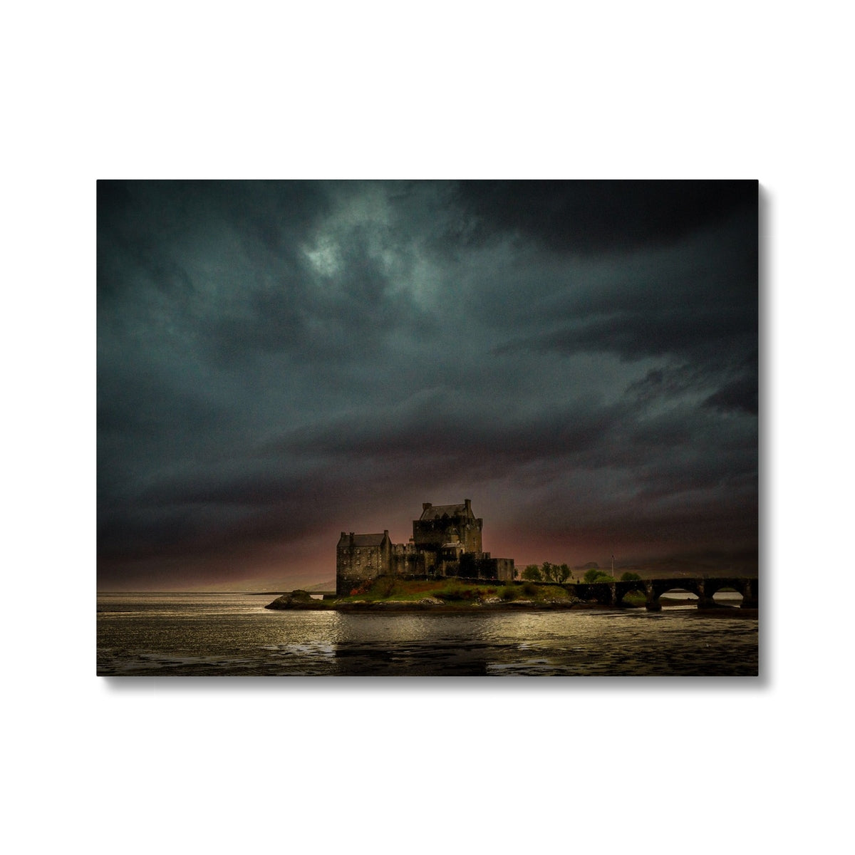 A Brooding Eilean Donan Castle Scottish Landscape Photography | Canvas Prints From Scotland