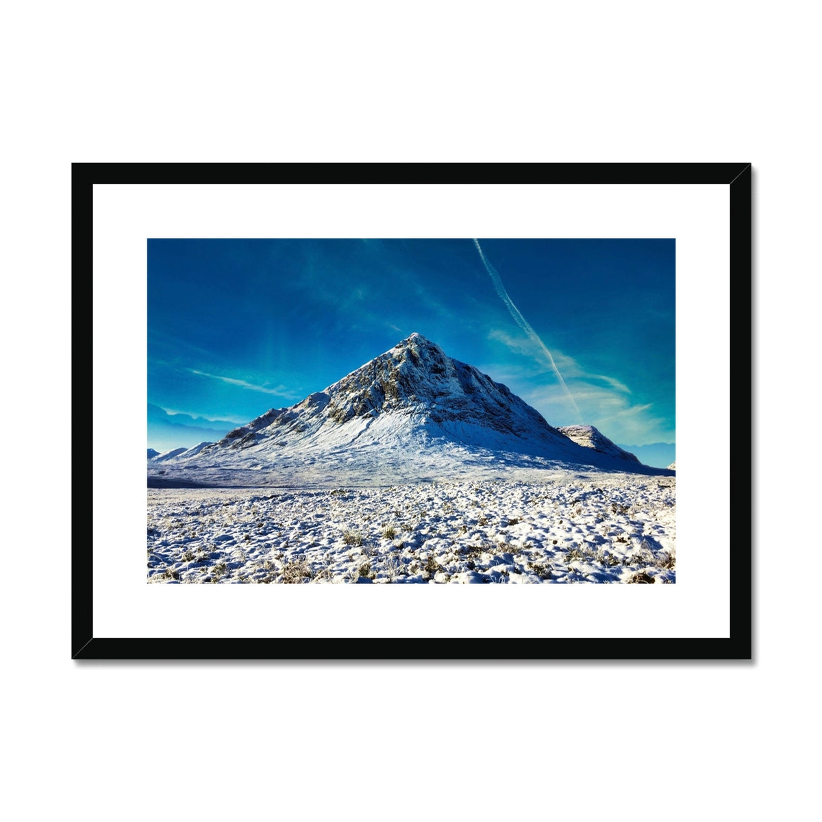 Buachaille Etive Mor Snow Glencoe Scottish Landscape Photography | Framed & Mounted Prints From Scotland