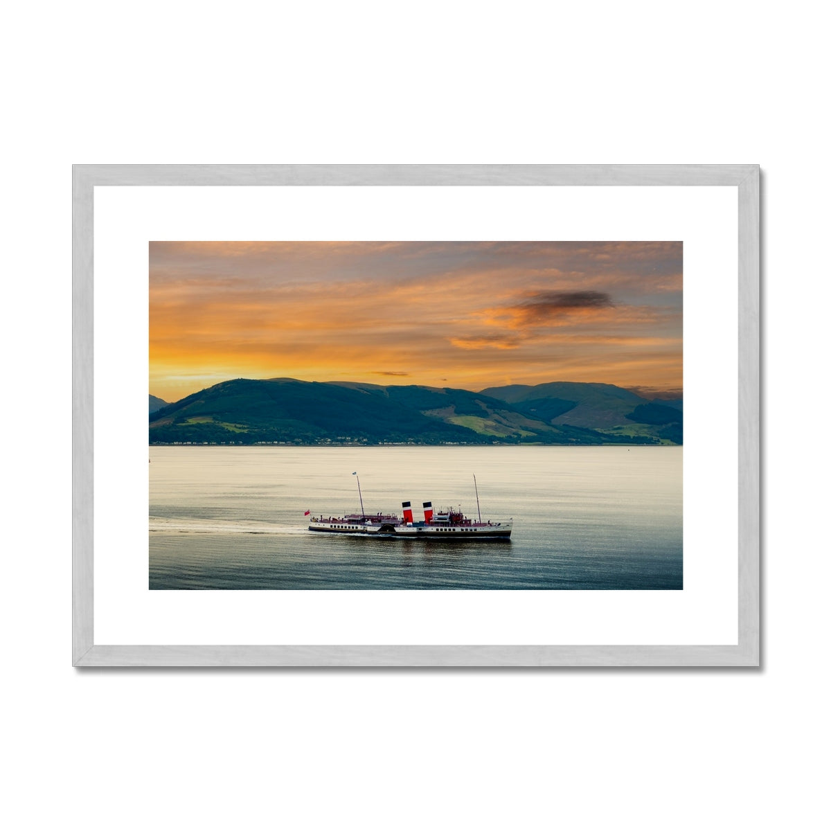 The Waverley Scottish Landscape Photography | Antique Framed & Mounted Print