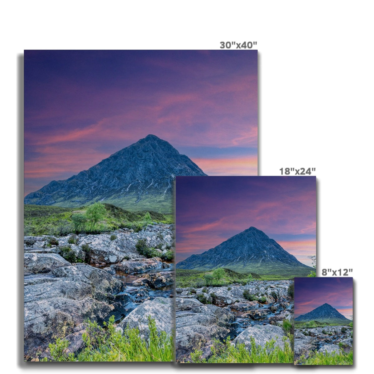 Buachaille Etive Mor Dawn Glencoe Scottish Landscape Photography | Canvas