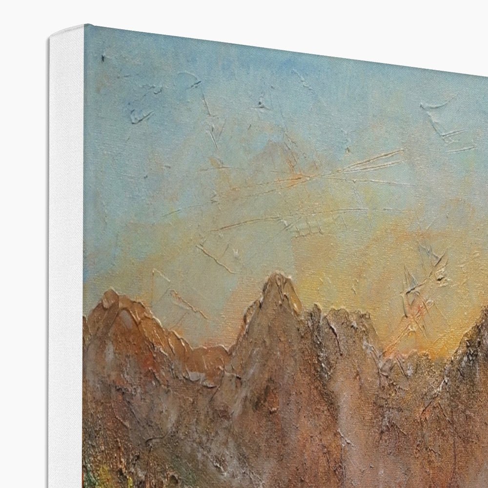 Fairy Pools Dawn Skye Painting | Canvas From Scotland