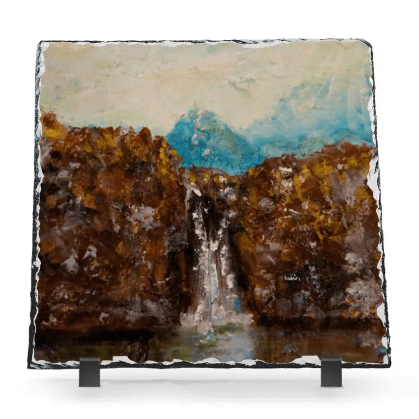 Kevin Hunter Scottish Slate Art Fairy Pools Skye
