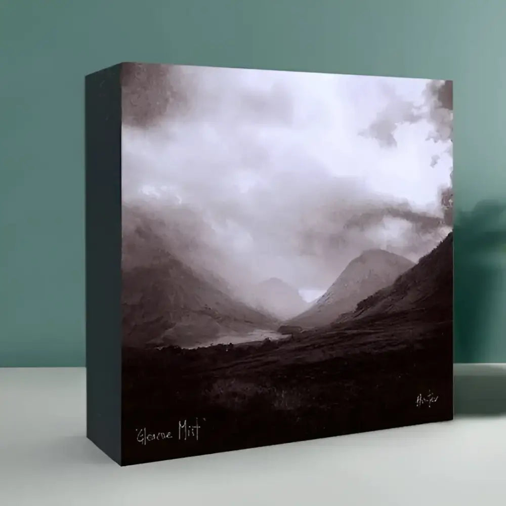Fairy Pools Skye Wooden Art Block - Scottish - Gallery Scotland