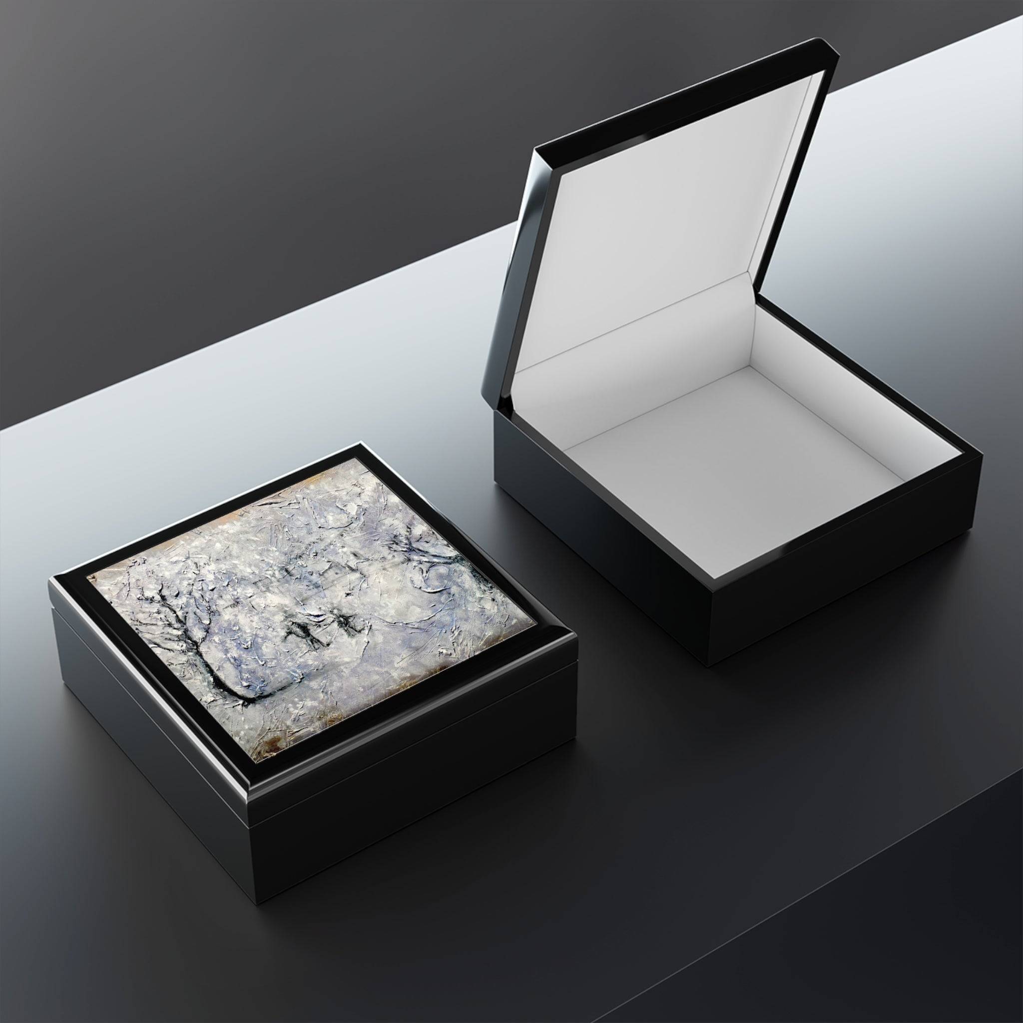 Father Daughter Snow | Art Jewelry Box | Scotland