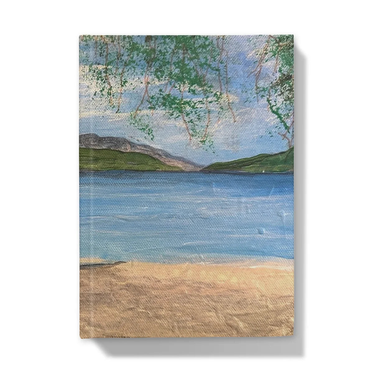 Firkin Point Loch Lomond Hardback Journal - Lochs & Mountains Art Gallery Scotland Worldwide Shipping Scottish and Paintings Prints