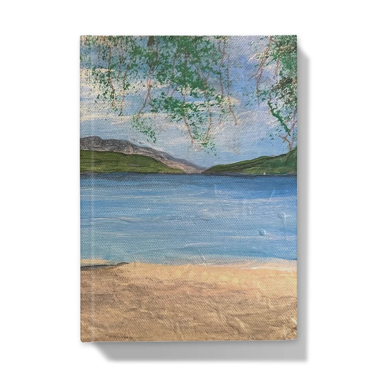Firkin Point Loch Lomond Hardback Journal - Lochs & Mountains Art Gallery Scotland Worldwide Shipping Scottish and Paintings Prints