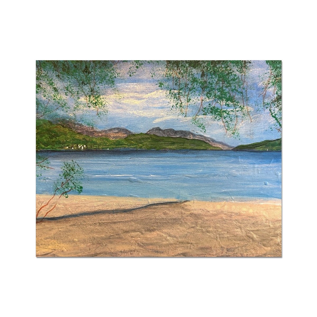 Firkin Point Loch Lomond Painting | Artist Proof Collector Prints From Scotland