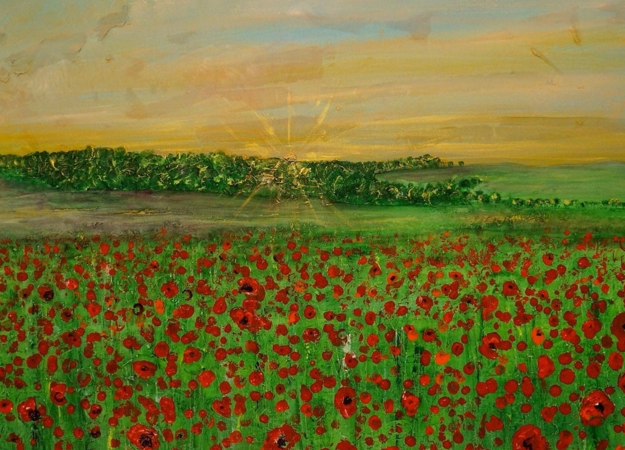 Flanders Fields Scottish Landscape Painting