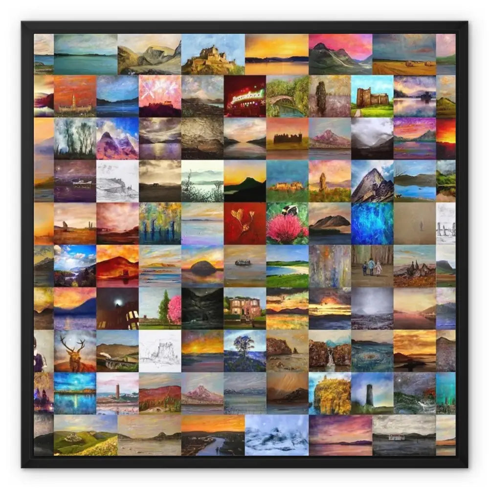 Framed Canvas Prints with Picture Frame