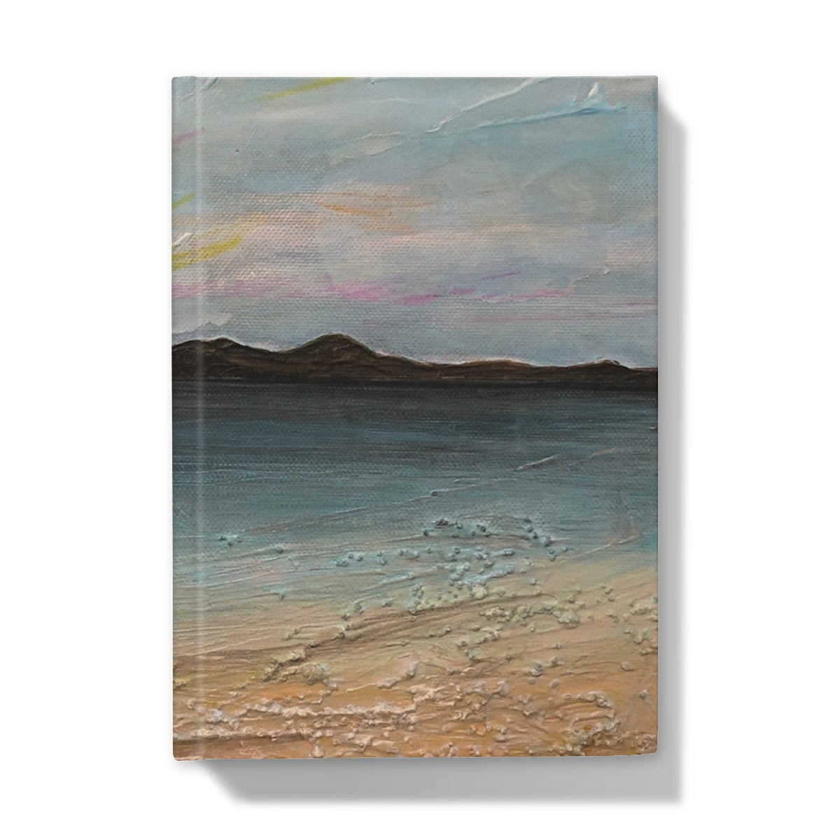 Garrynamonie Beach South Uist Art Gifts Hardback Journal