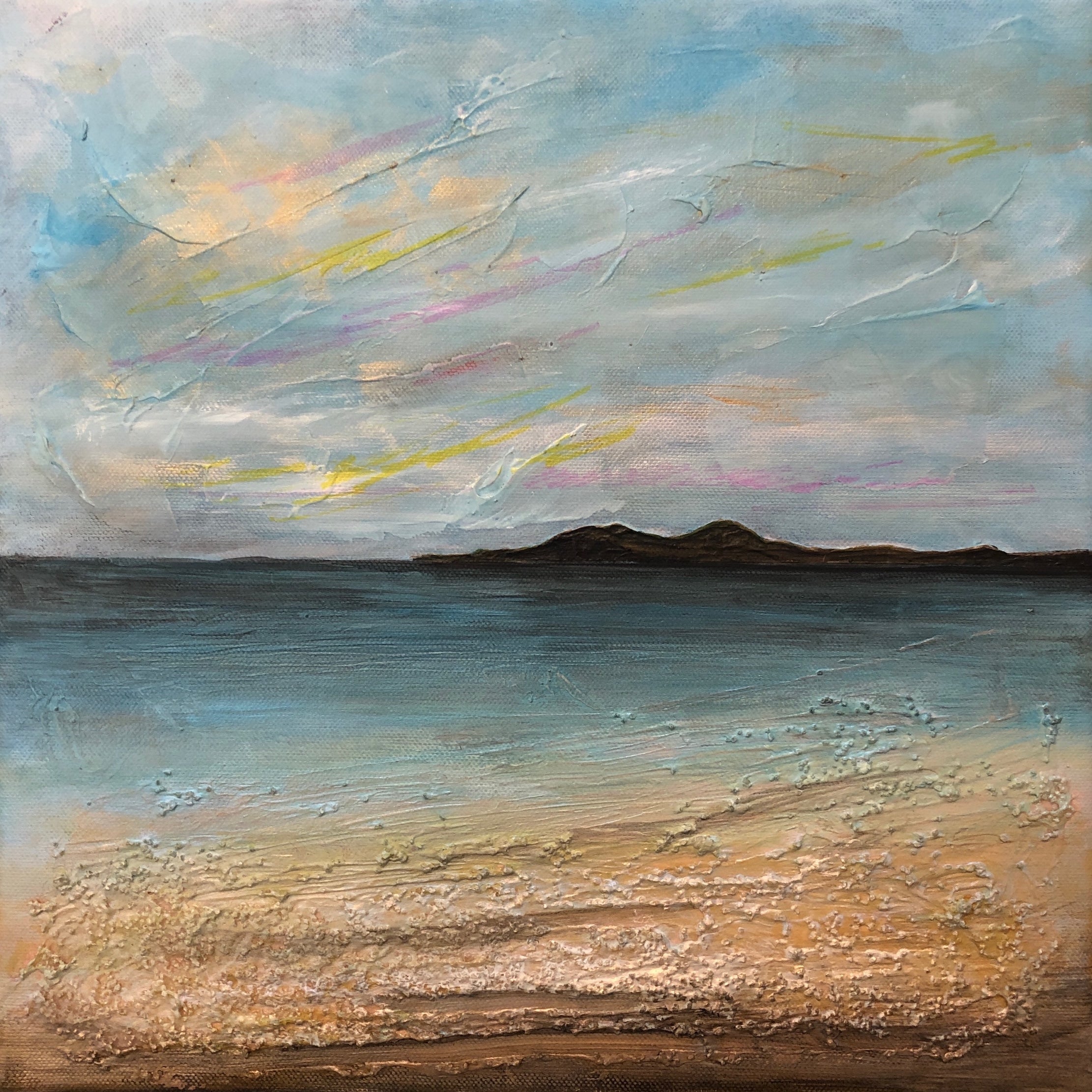 Garrynamonie Beach South Uist Scottish Landscape Painting