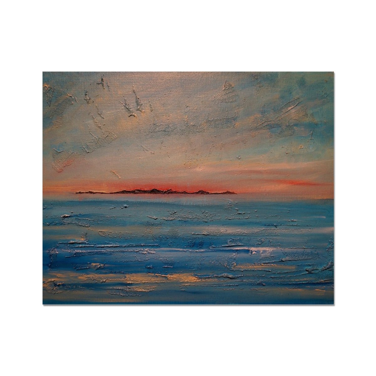 Gigha Sunset Painting | Artist Proof Collector Prints From Scotland