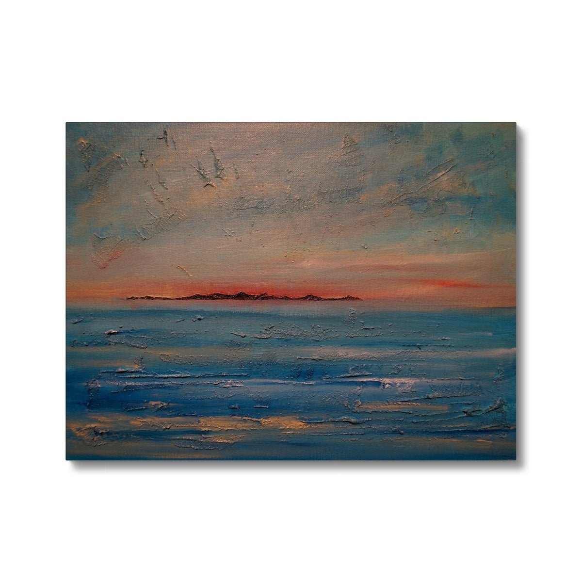 Gigha Sunset Painting | Canvas From Scotland