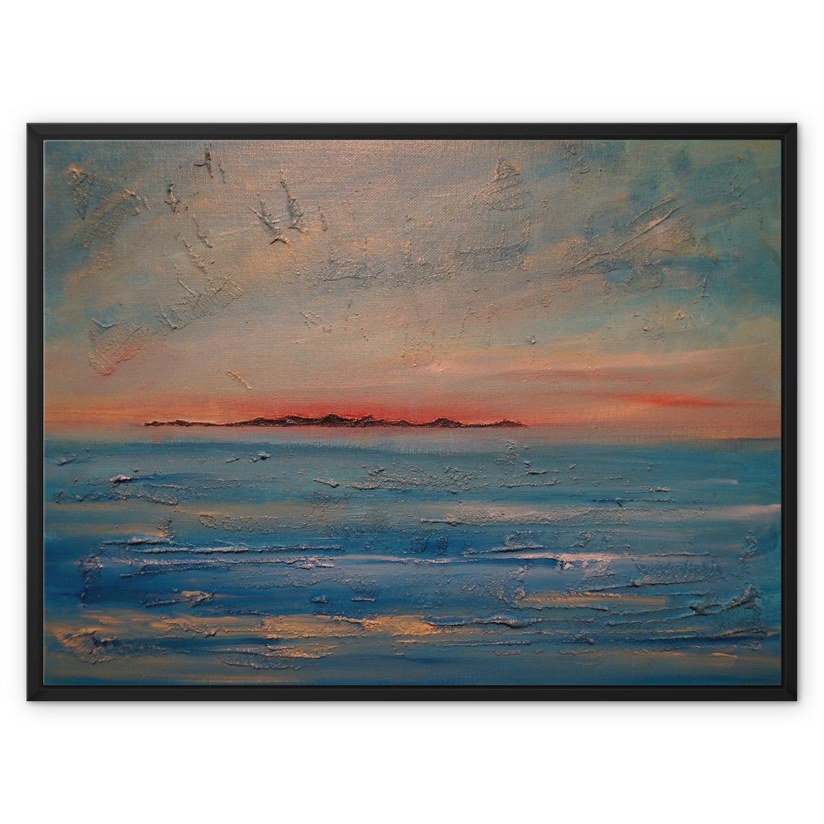 Gigha Sunset Painting | Framed Canvas Prints From Scotland