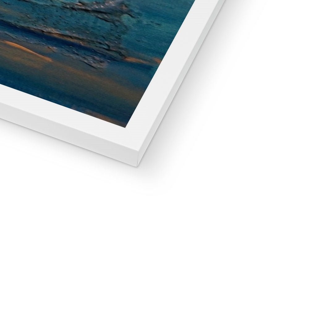 Gigha Sunset Painting | Framed Prints From Scotland-Framed Prints-Hebridean Islands Art Gallery-Paintings, Prints, Homeware, Art Gifts From Scotland By Scottish Artist Kevin Hunter
