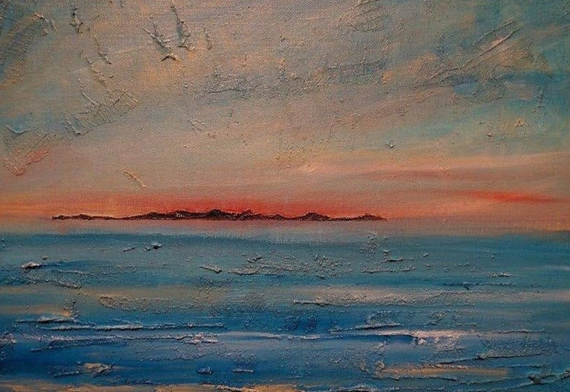Gigha Sunset Scottish Landscape Painting
