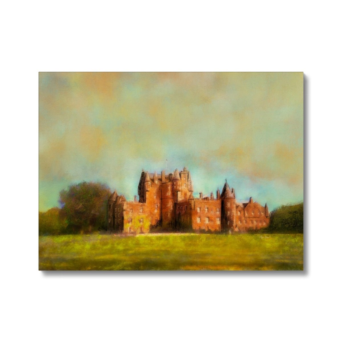 Glamis Castle Painting | Canvas From Scotland