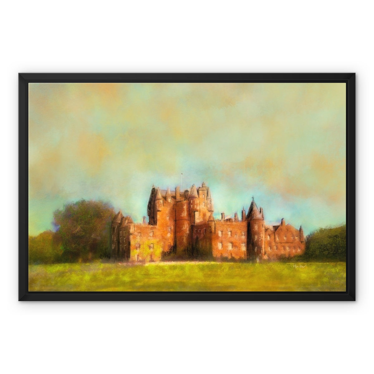 Glamis Castle Painting | Framed Canvas From Scotland