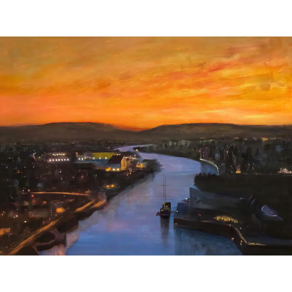 Glasgow Harbour Looking West Art Prints