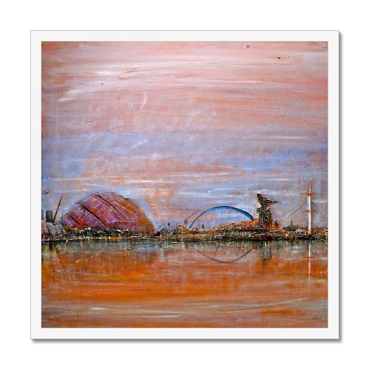 Glasgow Harbour Painting | Framed Prints From Scotland