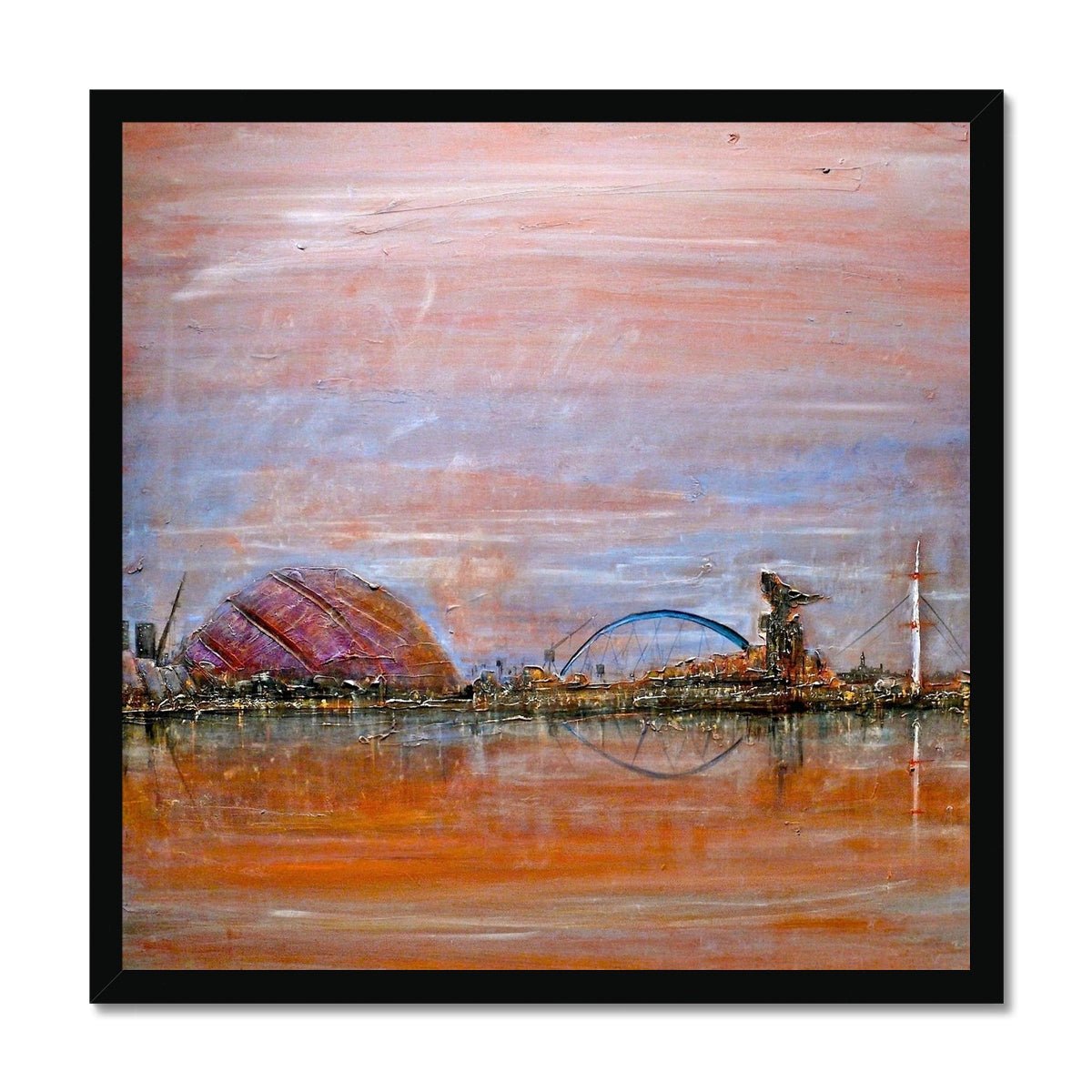 Glasgow Harbour Painting | Framed Prints From Scotland