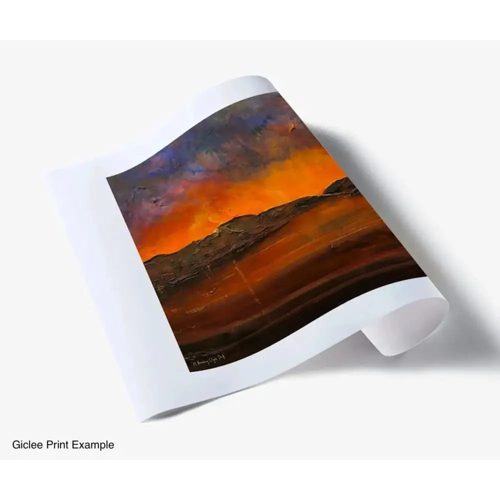 Signed Panoramic Painting Art Prints
