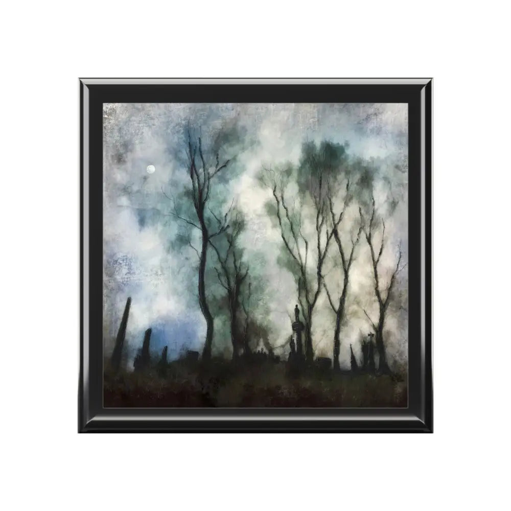 Glasgow Necropolis Moonight Art Jewellery Box
