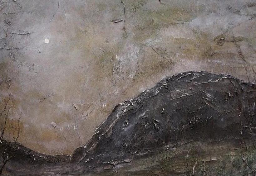 Glen Nevis Moonlight Scottish Landscape Painting