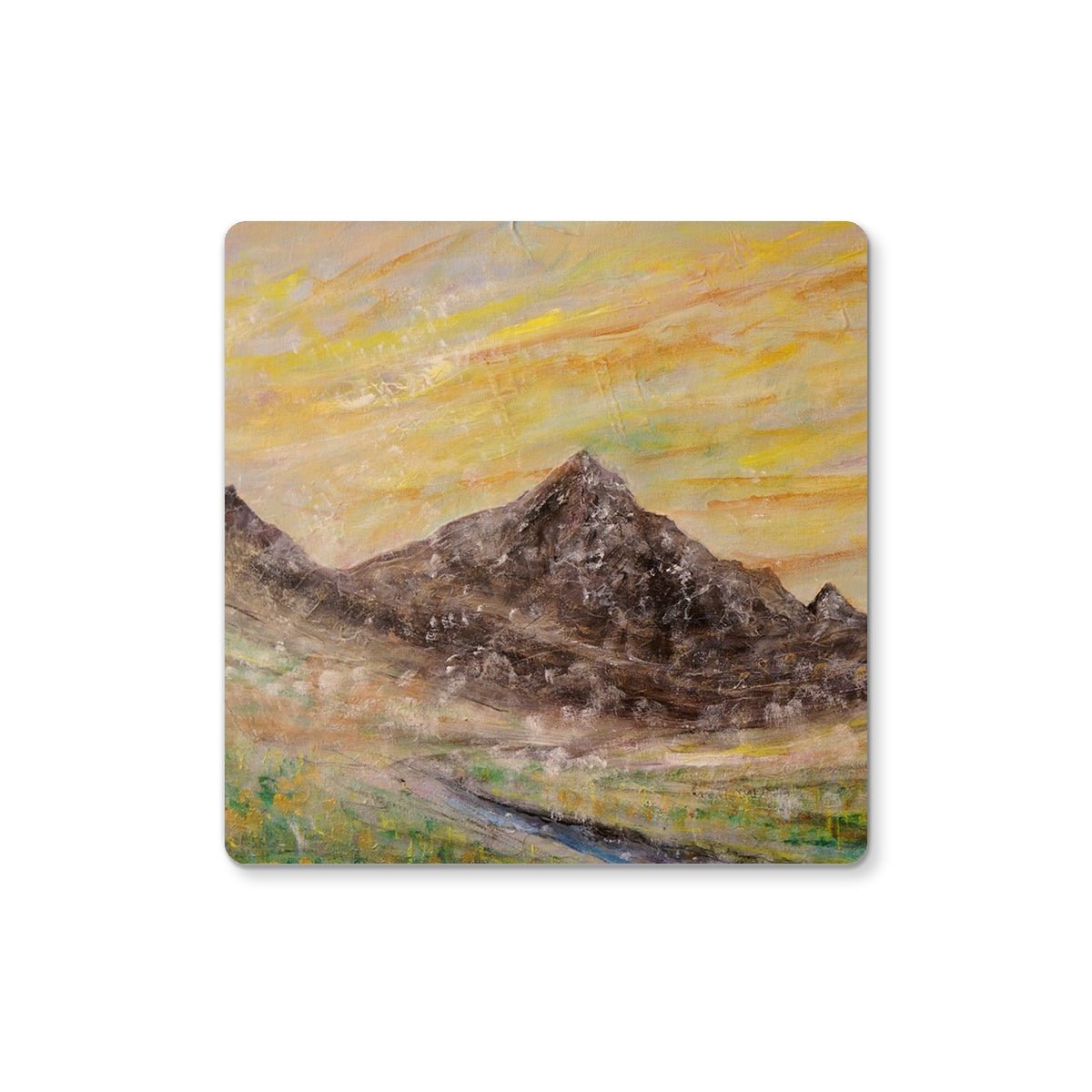 Glen Rosa Mist Arran Art Gifts Coaster