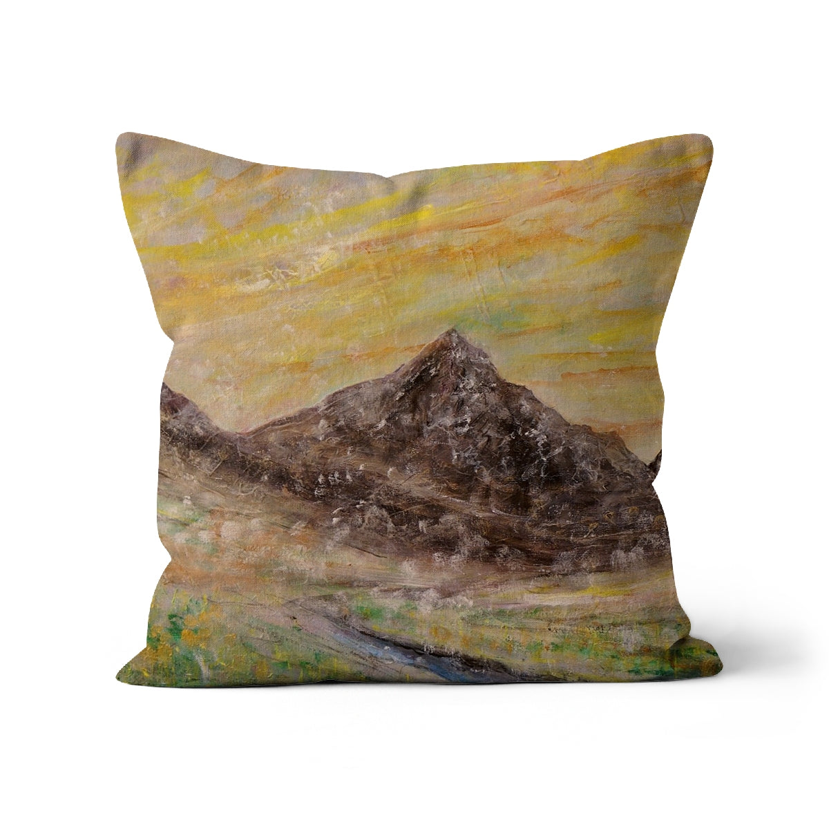 Glen Rosa Mist Arran Art Gifts Cushion