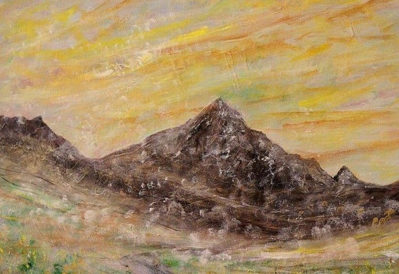 Glen Rosa Mist Scottish Landscape Painting
