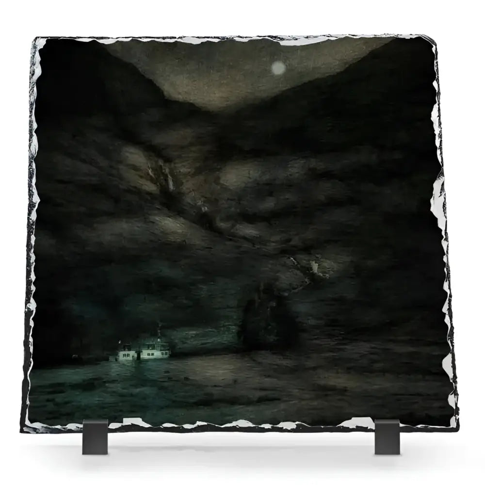 Kevin Hunter Scottish Slate Art Glencoe Cottage Prussian