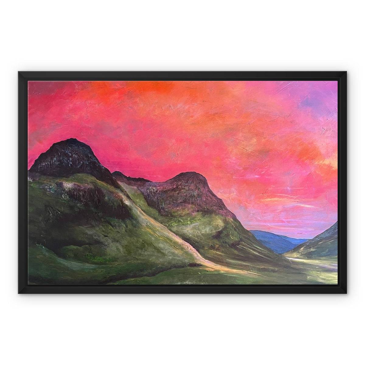 Glencoe Dusk Painting | Framed Canvas Prints From Scotland