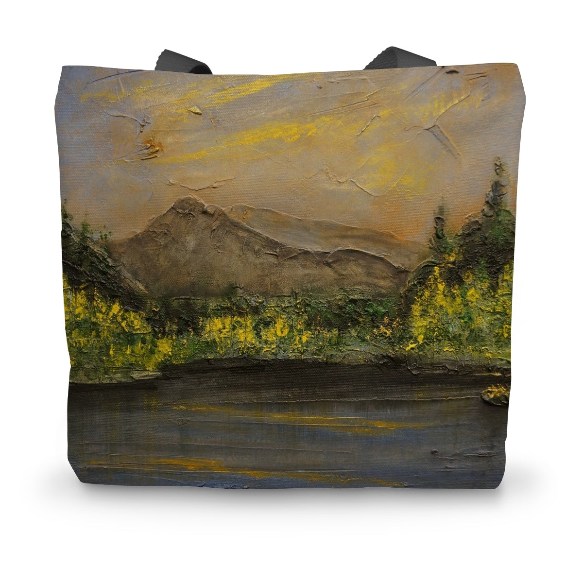 Glencoe Lochan Dusk Art Gifts Canvas Tote Bag