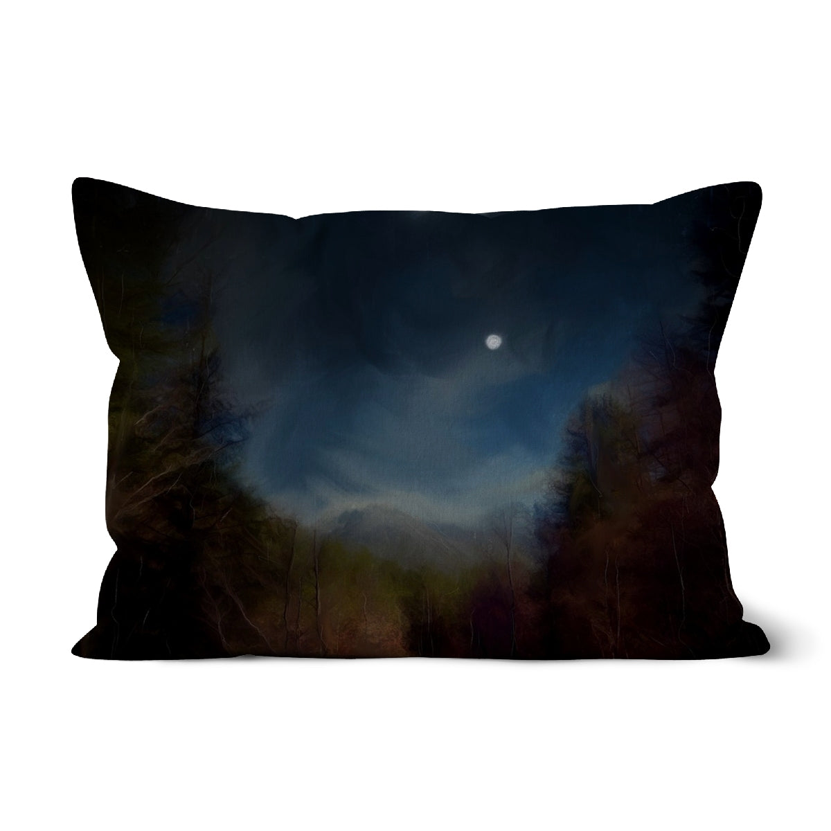 Glencoe Lochan Moonlight Art Gifts Cushion