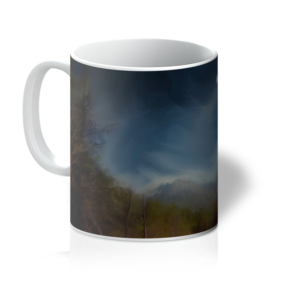 Glencoe Lochan Moonlight Art Gifts Mug