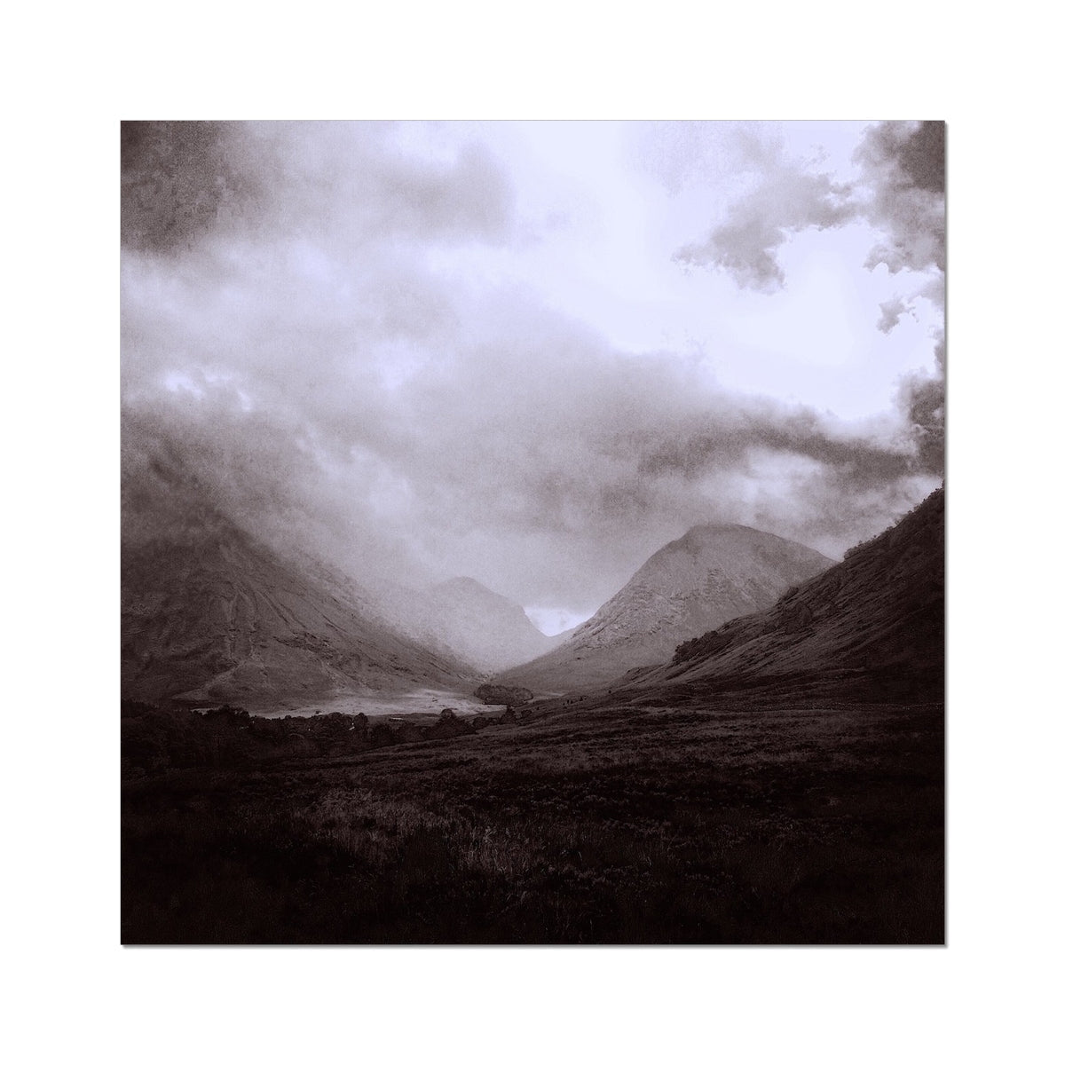 Glencoe Mist Painting | Fine Art Prints From Scotland