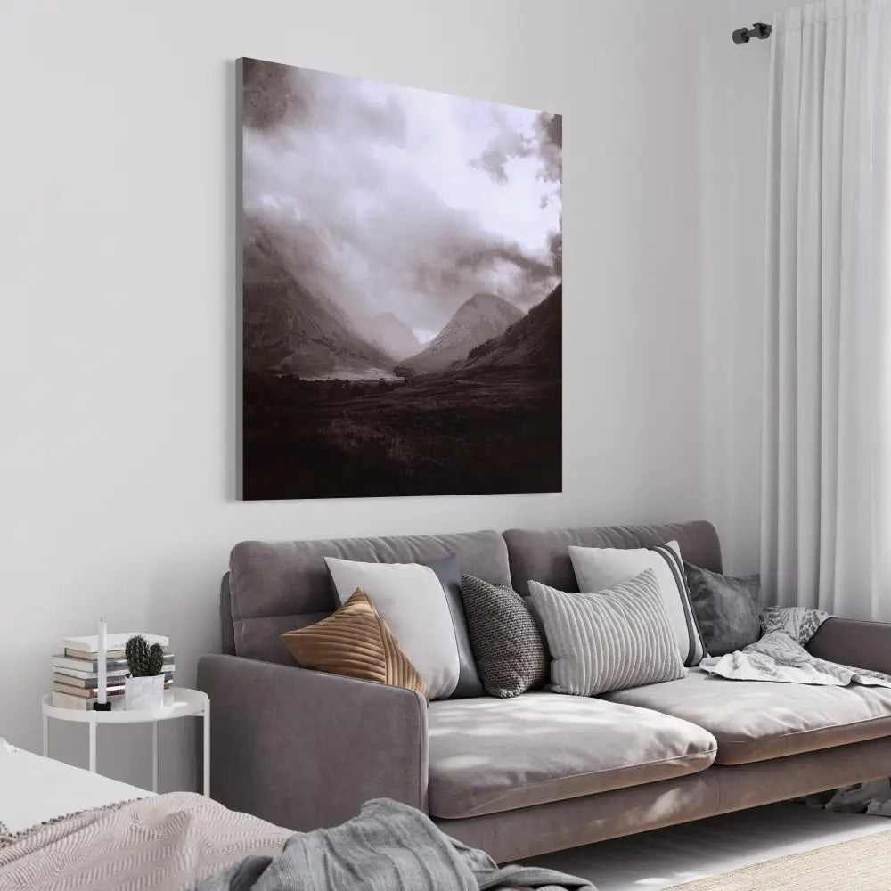 Glencoe Mist - Scottish Statement Interior Wall Art - Gallery Scotland